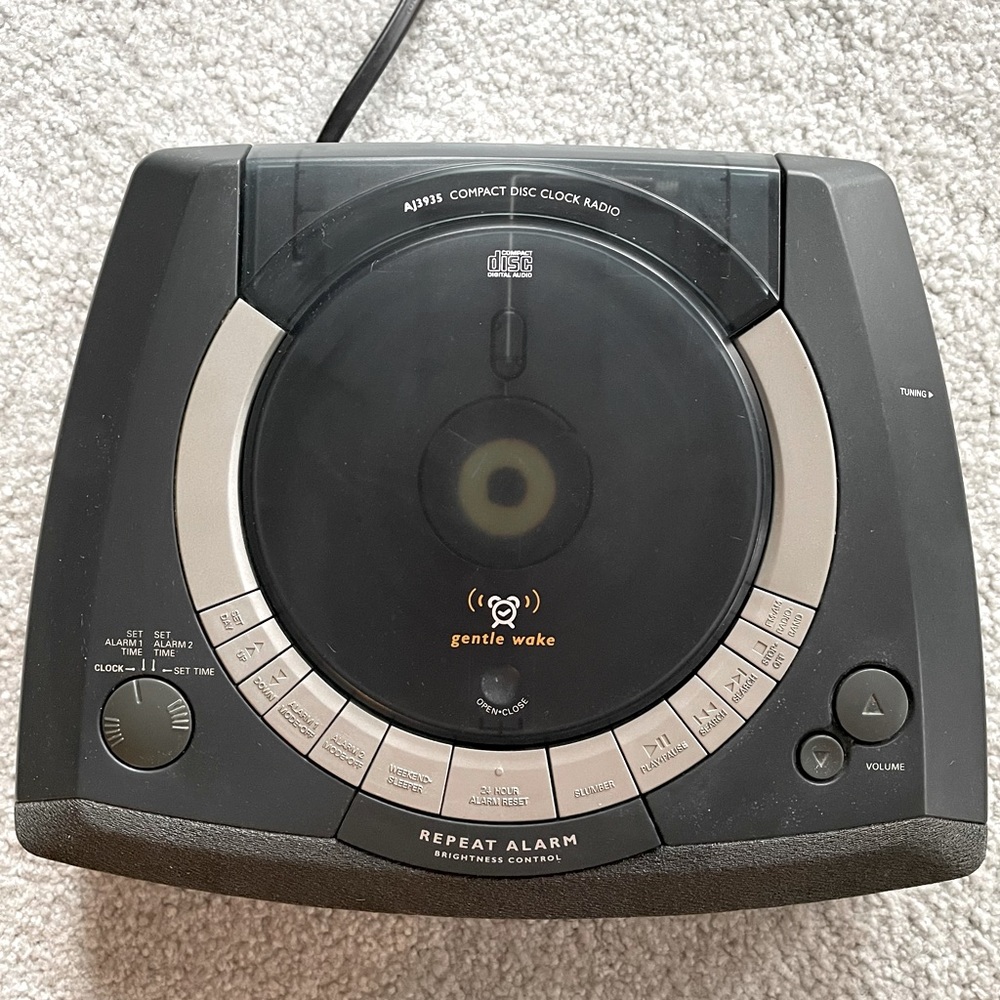Phillips CD Clock Radio with Gentle Wake